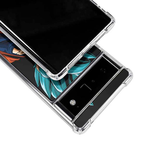 Dragon Ball Super Goku Google Pixel 6 Clear Case